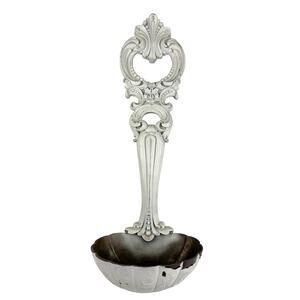 VTG Homco Home Interior Large White Ladle Spoon Wall Plaque Syroco 1970s